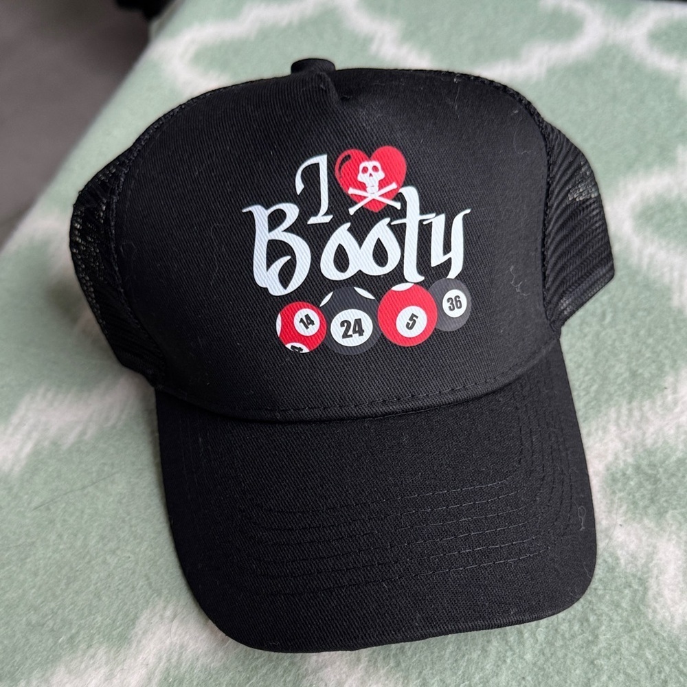 Black Cotton Mesh Trucker Hat casino theme funny graphic design